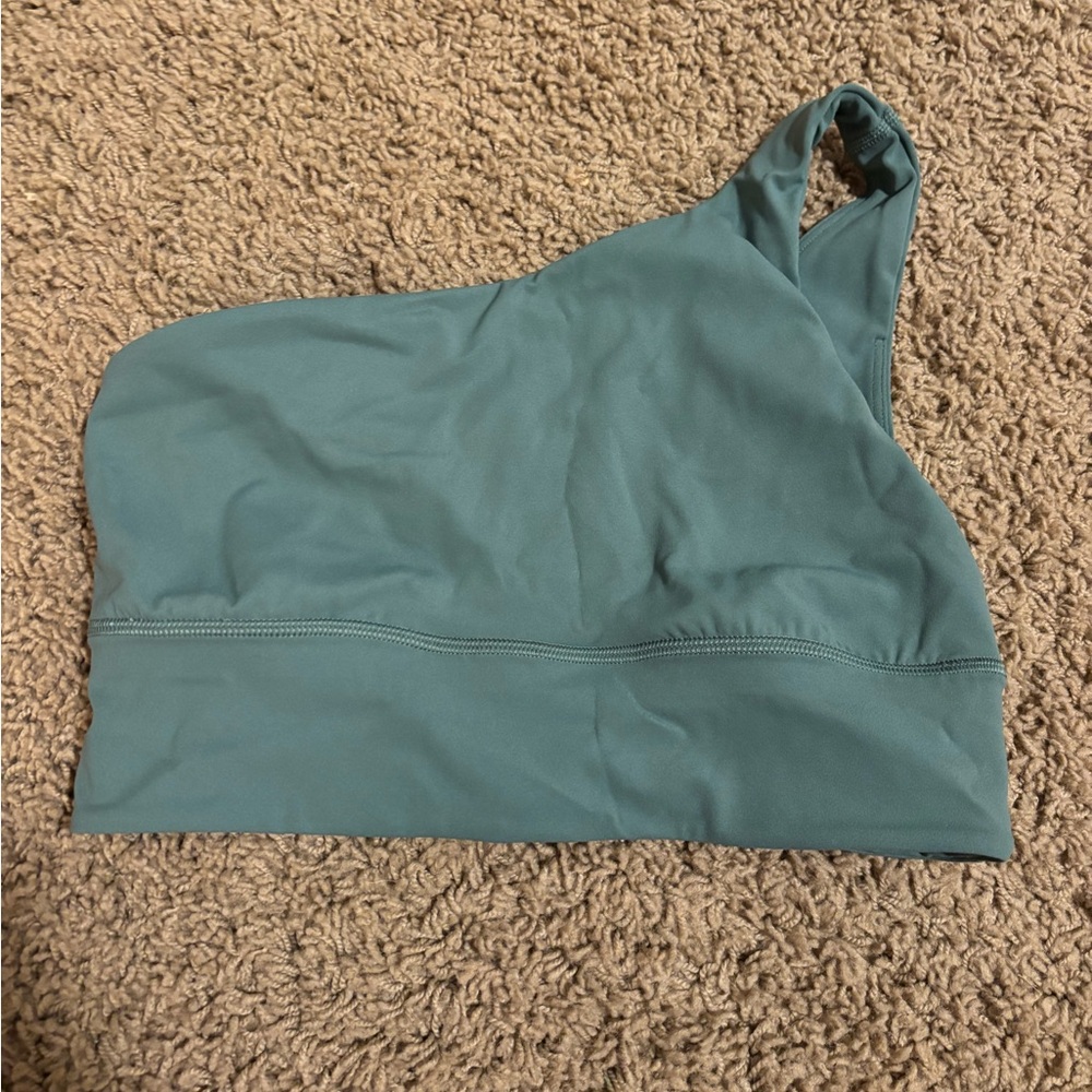 Green Lulu sports bra
